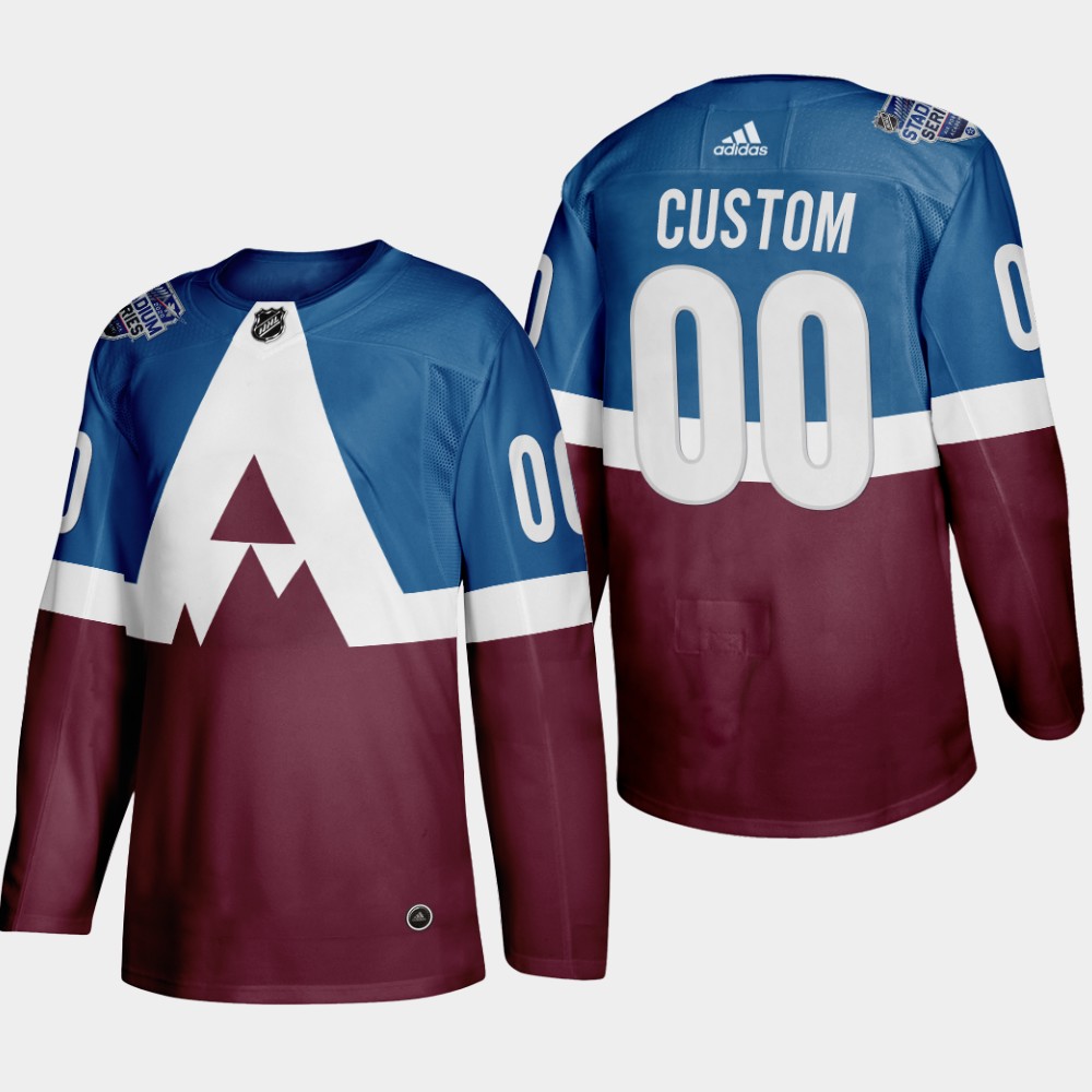 Adidas Colorado Avalanche Custom Men 2020 Stadium Series Burgundy Stitched NHL Jersey